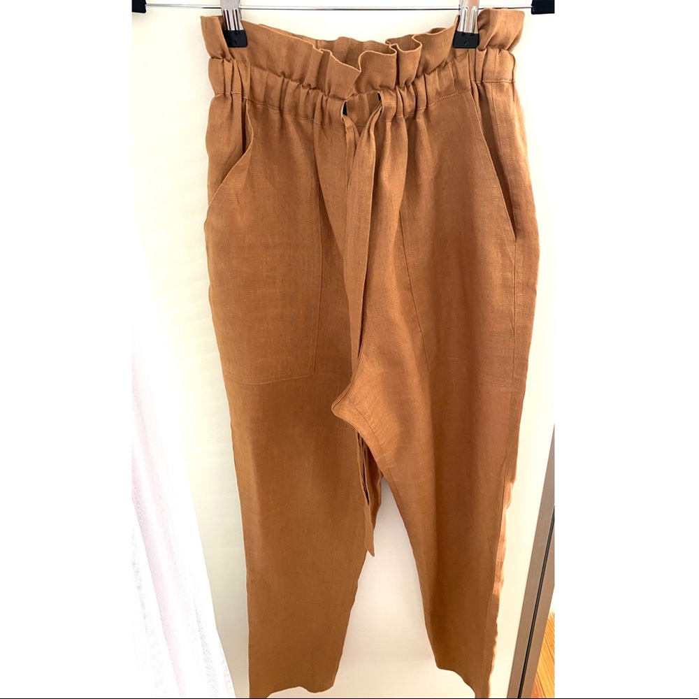 A.L.C. Linen 
Callum Paperbag Waist Pants - Picture 2 of 13